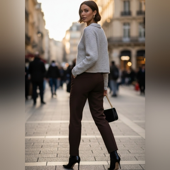 Rare Vintage Eddie Bauer 80s Oatmeal Wool Cardigan  NWT Made in UK  Size:M - Picture 14 of 15